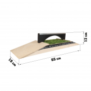 Фигура для фингерпарка Turbo фанбокс grass + rail