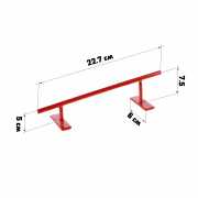 Перила для фингерпарка Turbo наклонная круглая