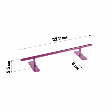 Перила для фингерпарка Turbo низкая круглая Перила для фингерпарка Turbo низкая круглая