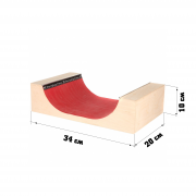 Фигура для фингерпарка Turbo мини рампа S