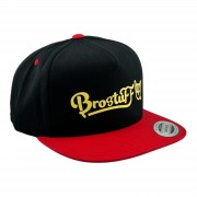 Кепка BroStuff snapbag black red original logo
