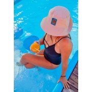 Панама плавающая для серфинга BroStuff surf overhead wave cream white