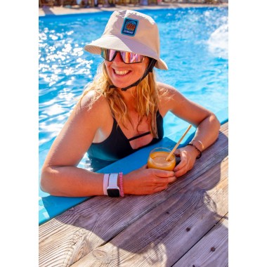 Панама плавающая для серфинга BroStuff surf overhead wave cream white Панама плавающая для серфинга BroStuff surf overhead wave cream white