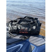 Влагозащищенная сумка-рюкзак BroStuff travel black orange 30l
