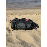 Влагозащищенная сумка-рюкзак BroStuff travel black orange 30l
