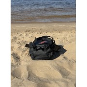 Влагозащищенная сумка-рюкзак BroStuff travel black orange 30l