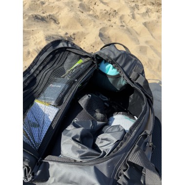 Влагозащищенная сумка-рюкзак BroStuff travel black orange 30l Влагозащищенная сумка-рюкзак BroStuff travel black orange 30l