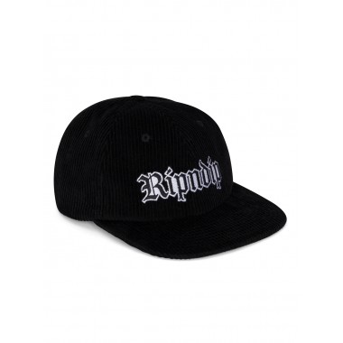 Кепка Ripndip lord savior nerm corduroy strackback Black Кепка Ripndip lord savior nerm corduroy strackback Black