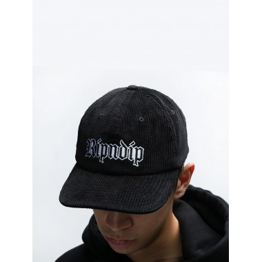 Кепка Ripndip lord savior nerm corduroy strackback Black Кепка Ripndip lord savior nerm corduroy strackback Black
