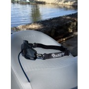 Солнечные очки BroStuff lineup matt black gold/cherry pink/clear