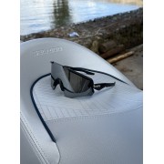 Солнечные очки BroStuff lineup matt black silver/blue photochromic