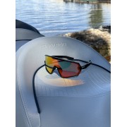 Солнечные очки BroStuff swell matt black red/black/clear