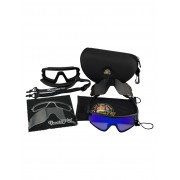 Солнечные очки BroStuff swell matt black green/black/clear