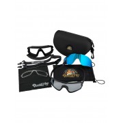 Солнечные очки BroStuff swell matt black ice blue/hd high contrast polarized