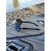 Солнечные очки BroStuff swell matt black ice blue/hd high contrast polarized