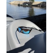 Солнечные очки плавающие BroStuff pipeline matt black/ice blue