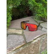 Солнечные очки BroStuff sunshine matt black/red lens