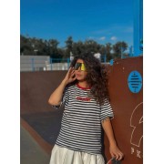 Солнечные очки BroStuff sunshine matt black/gold lens