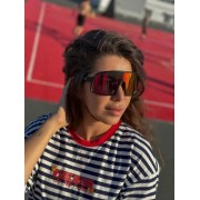 Солнечные очки BroStuff sunshine matt black/red lens