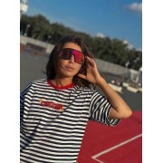Солнечные очки BroStuff sunshine matt black/red lens