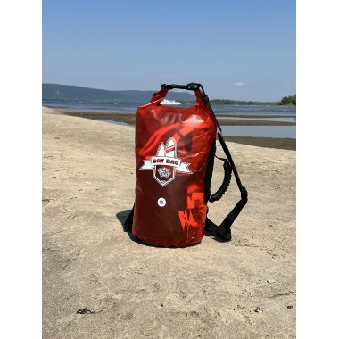 Гермомешок водонепроницаемый BroStuff dry bag 20l red Гермомешок водонепроницаемый BroStuff dry bag 20l red
