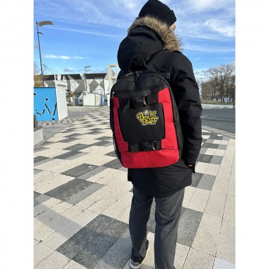 Рюкзак BroStuff urban sk8 black red 25l Рюкзак BroStuff urban sk8 black red 25l