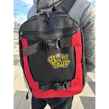 Рюкзак BroStuff urban sk8 black red 25l Рюкзак BroStuff urban sk8 black red 25l