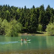 Каяк надувной двухместный с веслами Aqua Marina betta-412 (412x80)