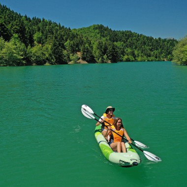 Каяк надувной двухместный с веслами Aqua Marina betta-412 (412x80) Каяк надувной двухместный с веслами Aqua Marina betta-412 (412x80)