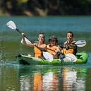 Каяк надувной трехместный с веслами Aqua Marina betta-475 (475х80)