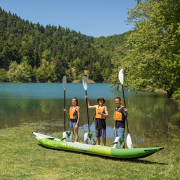 Каяк надувной трехместный с веслами Aqua Marina betta-475 (475х80)