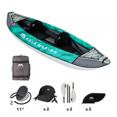 Каяк надувной двухместный с веслами Aqua Marina laxo-320 (320x90) 2025 Каяк надувной двухместный с веслами Aqua Marina laxo-320 (320x90) 2025