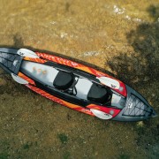 Каяк надувной двухместный с веслами Aqua Marina memba-390 (390x90)