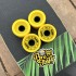 Колеса для лонгборда BroStuff yellow 70x50мм 78a Колеса для лонгборда BroStuff yellow 70x50мм 78a