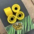 Колеса для лонгборда BroStuff yellow 70x50мм 78a Колеса для лонгборда BroStuff yellow 70x50мм 78a