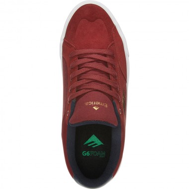 Кеды Emerica temple burgundy Кеды Emerica temple burgundy