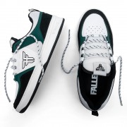 Кеды Fallen the crest white/black/emerald