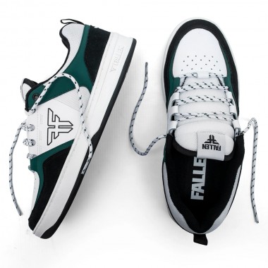 Кеды Fallen the crest white/black/emerald Кеды Fallen the crest white/black/emerald