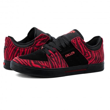 Кеды Fallen trooper black/red/zebra chris cole Кеды Fallen trooper black/red/zebra chris cole