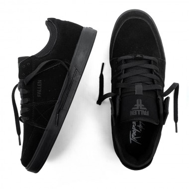 Кеды Fallen trooper full black chris cole Кеды Fallen trooper full black chris cole