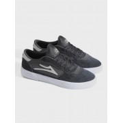 Кеды Lakai cambridge charcoal suede/white