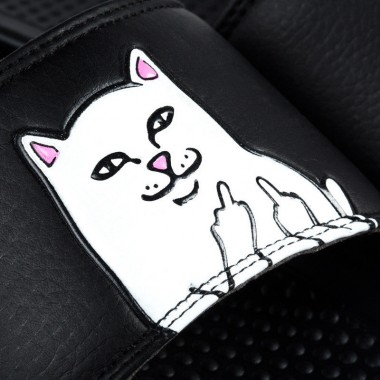 Шлепанцы Ripndip lord nermal black Шлепанцы Ripndip lord nermal black