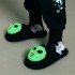 Тапочки Ripndip lord alien plush face house slippers black Тапочки Ripndip lord alien plush face house slippers black