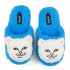 Тапочки Ripndip lord nermal plush face house slippers blue Тапочки Ripndip lord nermal plush face house slippers blue
