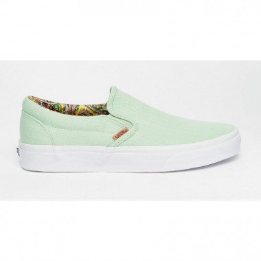 Кеды жен. Vans - CLASSIC SLIP-ON Pastel Green Кеды жен. Vans - CLASSIC SLIP-ON Pastel Green