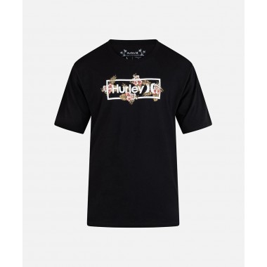 Футболка Hurley evd congo outline black Футболка Hurley evd congo outline black