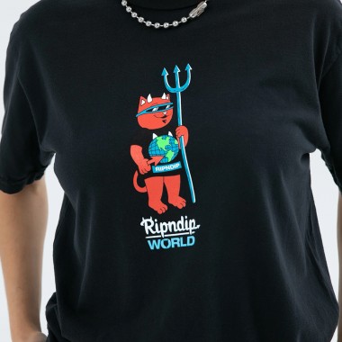 Футболка Ripndip devilnerm world vintage black Футболка Ripndip devilnerm world vintage black