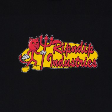 Футболка Ripndip ripndip industries vintage black Футболка Ripndip ripndip industries vintage black