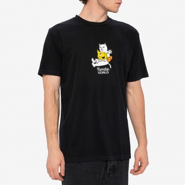 Футболка Ripndip nerm <3 flameboy vintage black Футболка Ripndip nerm <3 flameboy vintage black