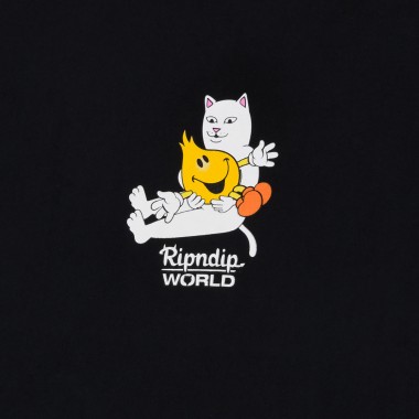 Футболка Ripndip nerm <3 flameboy vintage black Футболка Ripndip nerm <3 flameboy vintage black